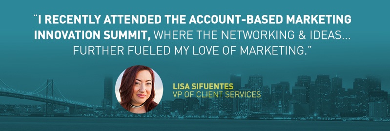 lisa sifuentes account-based marketing summit
